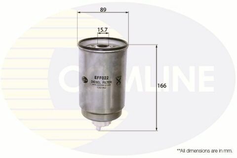EFF022 Comline - Фильтр топлива (аналог WF8052/KC90)