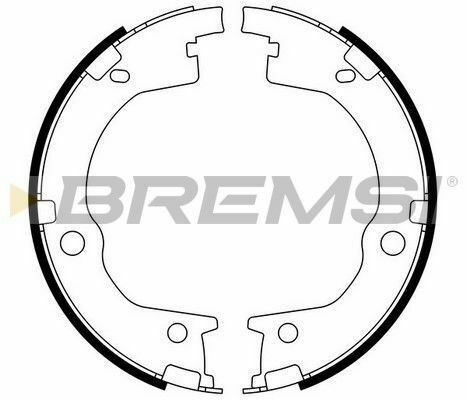 Колодки ручного гальма Hyundai Santa FE I,II 06-12/Kia Sorento 06-