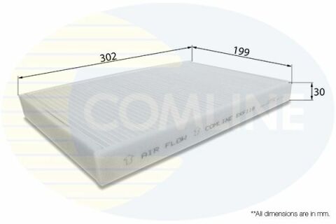 EKF119 Comline - Фильтр салона (аналог WP6828/LA75)