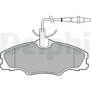 Тормозные колодки передние 406 1.6/1.8 95- PEUGEOT