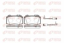 Тормозные колодки перед. с датчиком (17,2mm) DB W203/220