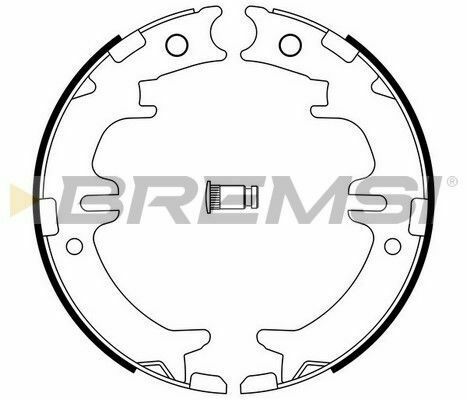 Колодки ручного гальма Lexus RX/IS/GS 93-08, Avensis/Previa/Rav4 90-06