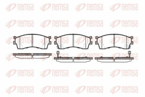 KIA Колодки передні гальмівні Cerato 04-, Rio -05.