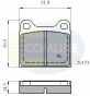 CBP0731 Comline - Тормозные колодки для дисков, фото 1 - интернет-магазин Auto-Mechanic