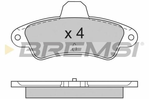 Тормозные колодки зад. Ford Mondeo 93-00 (Bendix) без датчика (115,8x53,7x15)