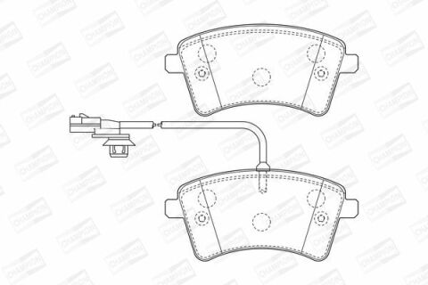 Колодки гальмові передні Kangoo 08- RENAULT