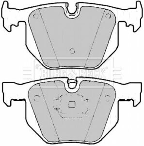 BBP2183 BORG & BECK - Тормозные колодки для дисков