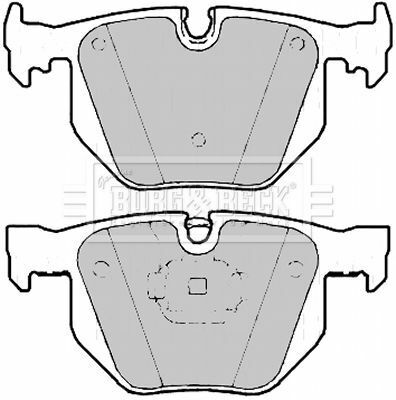 BBP2183 BORG & BECK - Тормозные колодки для дисков