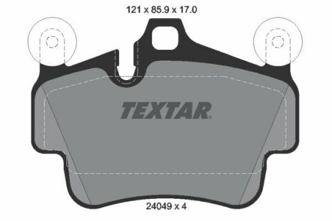 Колодки гальмові (передні) Porsche 911/Boxster/Cayman 2.9-3.8 04-12