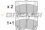 Тормозные колодки зад. Lexus GS 05-/IS 05- (NBK), фото 1 - интернет-магазин Auto-Mechanic