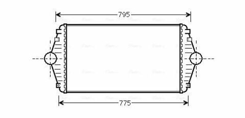 Интеркулер Evasion, Jumpy, Fiat Scudo, Peugeot 806, Expert 1.9/2.1d CITROEN