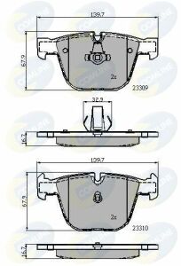 CBP01794 Comline - Тормозные колодки для дисков