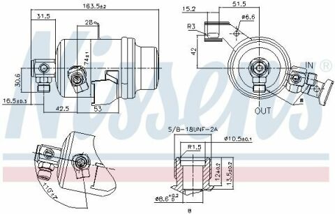 Осушувач MB E W 124(84-)200(+)[OE 124 830 03 83]