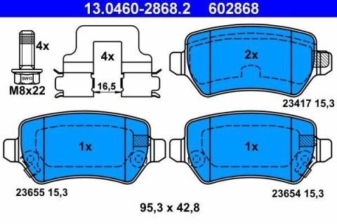 Колодки гальмівні (задні) Opel Astra G/H 04- (TRW)