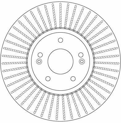 Гальмівний диск перед. Santa Fe 10-
