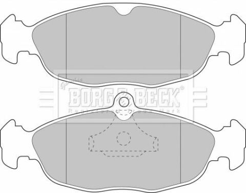 BBP1424 BORG & BECK - Гальмівні колодки до дисків