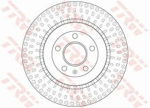 Тормозной диск пер. A4/A5/A6/A8/Q5 09-13