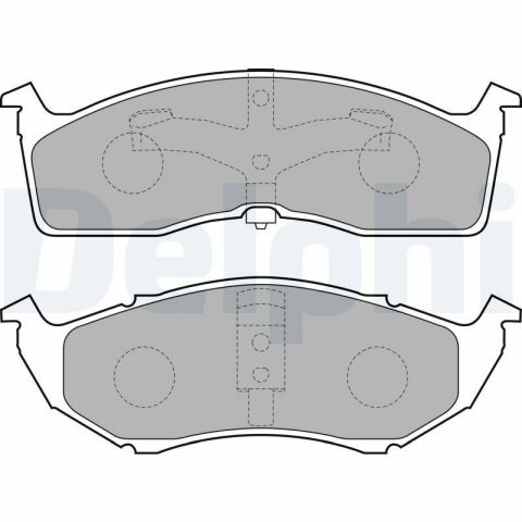 CHRYSLER Колодки тормозные передн.300M, Voyager I,II,III,IV