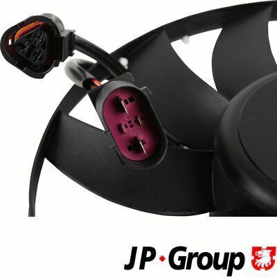 JP GROUP VW Вентилятор радиатора 100W 360mm Bora,Golf 98-Seat,Audi,Skoda
