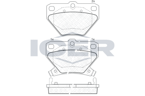 Тормозные колодки (задние) Toyota Corolla 01-08/Prius 00-09/Yaris/Celica 99-05