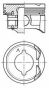 Поршень Renault Clio III/Megane II/III/Scenic II/III 1.6 16V 03- (79.50mm/STD), фото 7 - интернет-магазин Auto-Mechanic