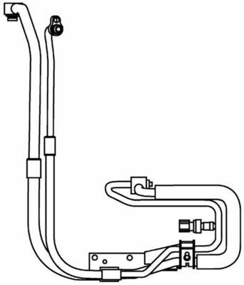 Шланг  системи  кондиціювання  FORD  TRANSIT  VI  -  rear  AC