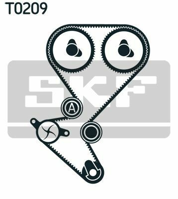 Комплект ГРМ + помпа Citroen C4/Peugeot 307 1.4 16V 03- (25.4x135z) Комплект ГРМ + помпа Citroen C4/Peugeot 307 1.4 16V 03- (25.4x135z)