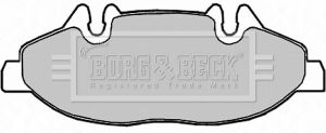 BBP1949 BORG & BECK - Гальмівні колодки до дисків