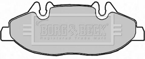 BBP1949 BORG & BECK - Гальмівні колодки до дисків