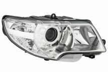 SKODA Фара основна галоген з мотором, без ламп H7/H3 W16W W5W правий SuperB II 08-