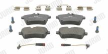 JURID DB Тормозные колодки передн.W169,W245 04-
