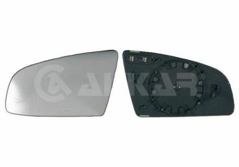 Скло дзеркала (з підігрівом) Audi A3 03-13/A4 00-09/A6 05-11 (R) (170x155)