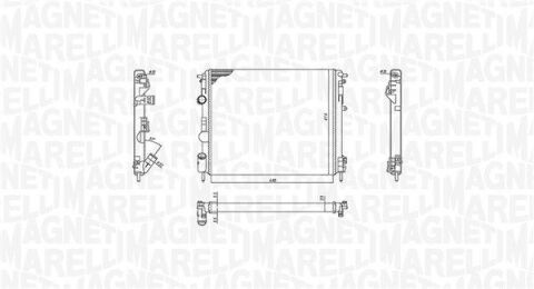 радиатор двигателя DACIA LOGAN 1,5 DCI NISSAN: KUBISTAR 1,5DCI RENAULT CLIO 1,5DCI 1,9DTI KANGOO 1,5DCI LOGAN 1,5