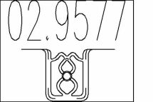 Гумовий елемент кріплення вихлопної системи