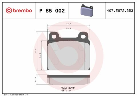 Гальмівні колодки дискові