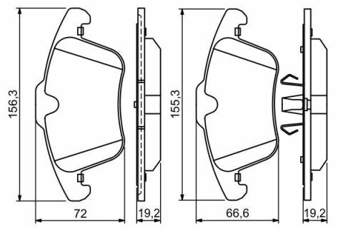 Колодки тормозные (передние) Jaguar XF/XJ/XK 99- (Ate)