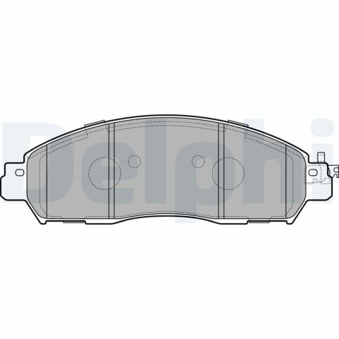 Колодки гальмівні передні navara 2,3dci 15-