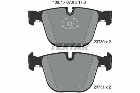 Колодки тормозные (задние) BMW 5 (E60/65)/X5 (E70/F15)/X6 (E71/E72) 3.0-4.4 08- (Teves) Q+