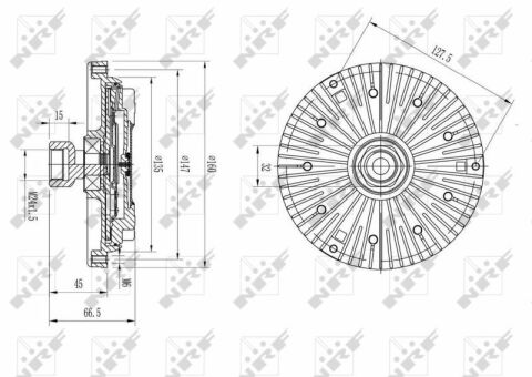 Муфта вентилятора BMW 3 (E46)/5 (E39)/7 (E38)/X5 (E53) 00-