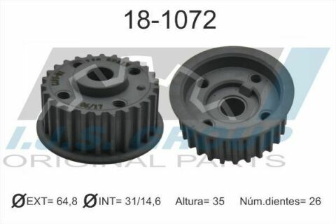 Шестерня коленвала VW Passat -05 (z=26)