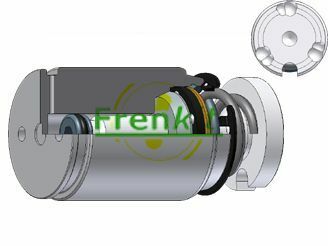 Поршень суппорта (заднего) Renault Laguna 01-07 (36x50.9mm) (R) (с механизмом)