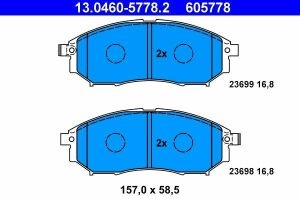 Колодки гальмівні (передні) Renault Koleos 08-/Nissan Qashqai 07-14/Pathfinder/NP300 05-(Sumitomo)