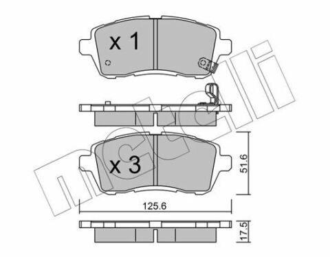 Колодки гальмівні (передні) Ford Fiesta 08-