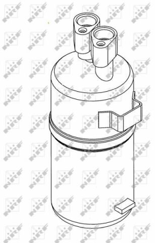 Осушувач кондиціонера Renault Kangoo/Megane II/Scenic II 1.4-2.0 02-