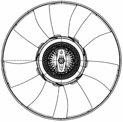 Вентилятор VW CRAFTER Вентилятор VW CRAFTER