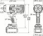 Гайковерт акумуляторний 1/2&amp;quot; 1400Nm 18V/5Ah (AKБ та зарядний пристрій), фото 9 - інтерент-магазин Auto-Mechanic