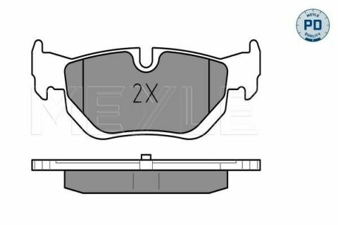 Колодки тормозные (задние) BMW 3 (E90-E93) 04-13 (Ate)