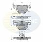 CBP01671 Comline - Тормозные колодки для дисков, фото 1 - интернет-магазин Auto-Mechanic