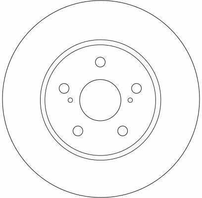 Тормозной диск перед. Camry/Previa/Lexus ES 00-06 2.0-3.0