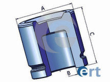 Поршень супорта (переднього) MB T1/G-class 77- (44x37mm)